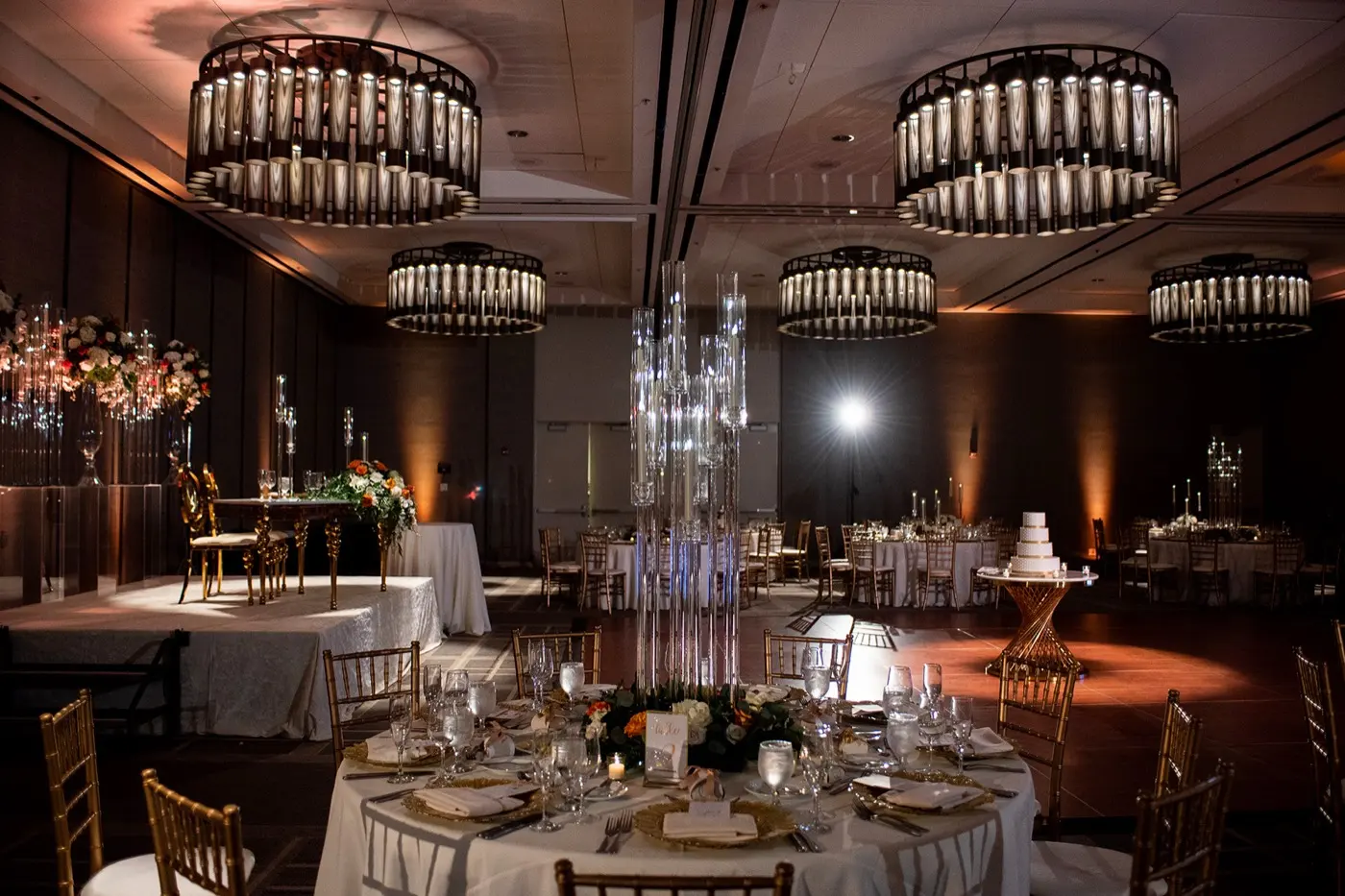Reception centerpiece by YJDecorating